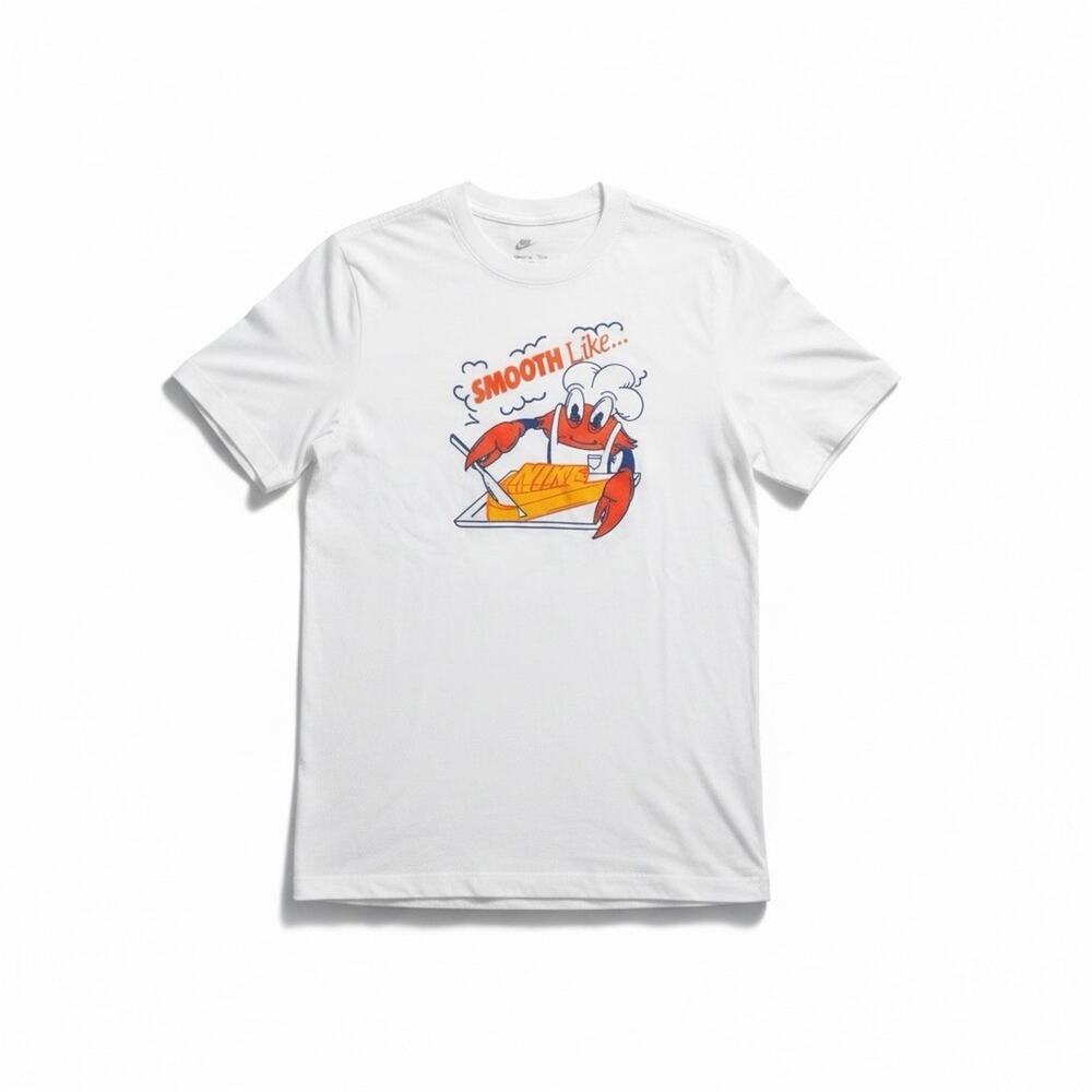 Nike Crab Chef T-shirt White (FV3747 100) New Men Small Graphic Tee